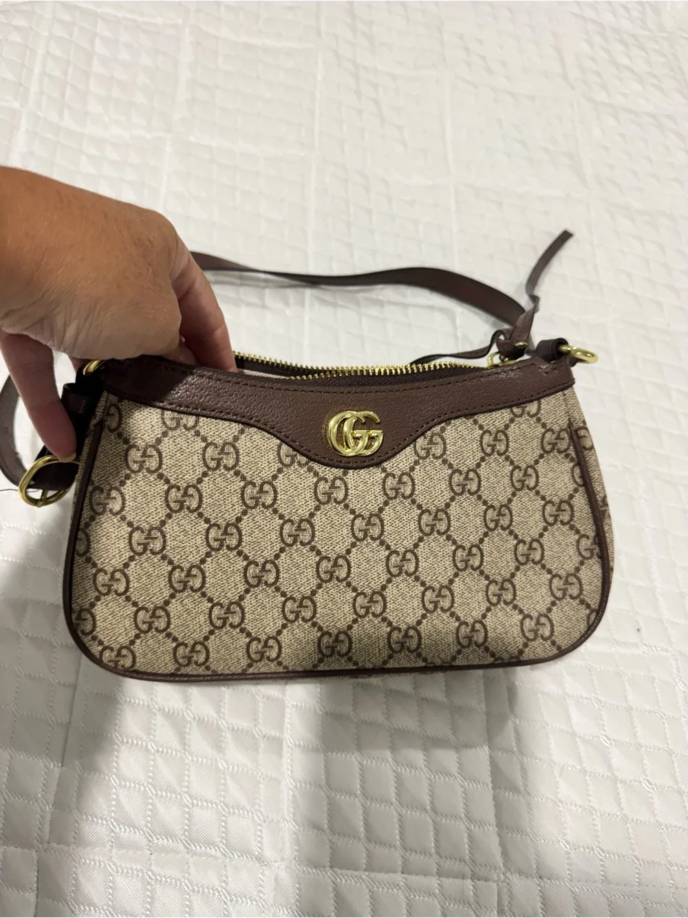 Gucci brown and tan bag / purse - Picture 7 of 9